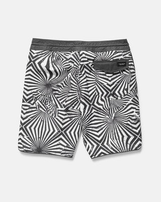 Volcom Barnacle Scallop Stoney 19" Boardshorts - Off White