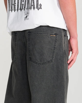 Billow Denim Pants - Charcoal Black