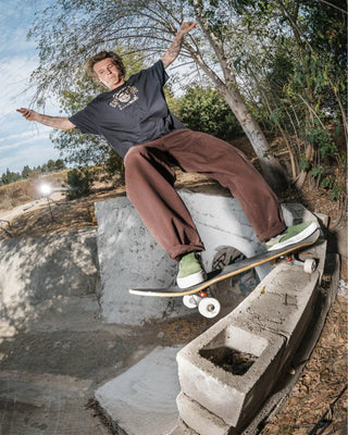 Volcom Chillow Pleat Elastic Waist Pant - Cacao