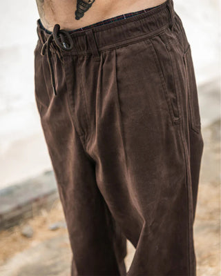Volcom Chillow Pleat Elastic Waist Pant - Cacao