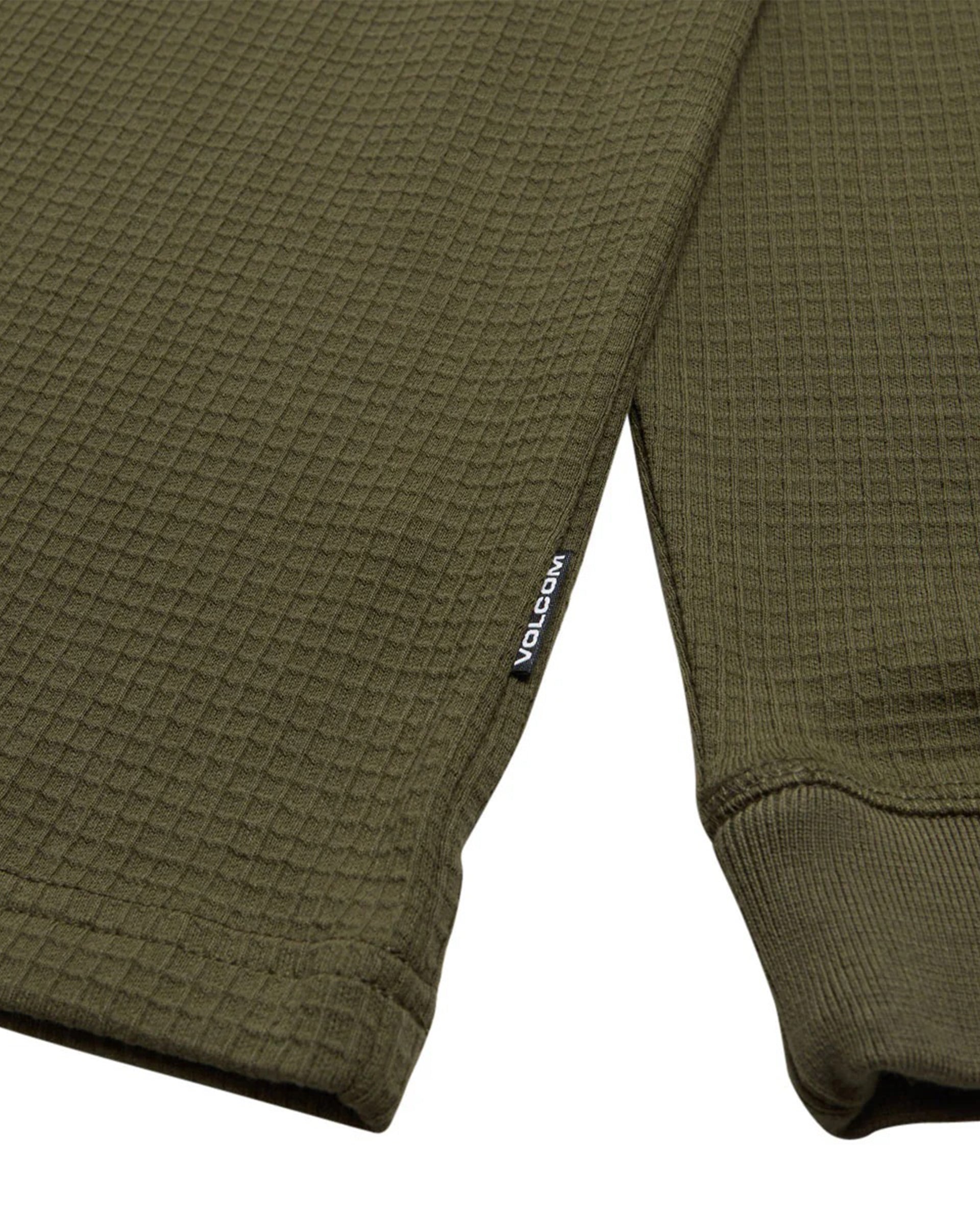 Volcom Curbstone Long Sleeve Polo - Sage Leaf
