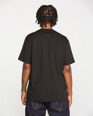 Volcom Dual Euro Short Sleeve T-Shirt - Black