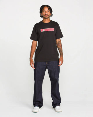 Volcom Dual Euro Short Sleeve T-Shirt - Black