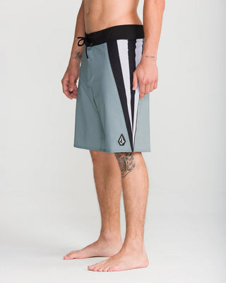Volcom Facet Mod Boardshort - Silver Blue