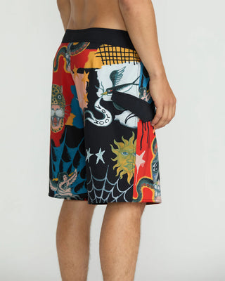 Volcom Featured Artist Seth Conboy Mod 20" Boardshorts - Black