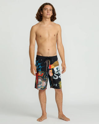 Volcom Featured Artist Seth Conboy Mod 20" Boardshorts - Black