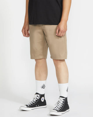 Volcom Frickin Modern Stretch Shorts - Khaki