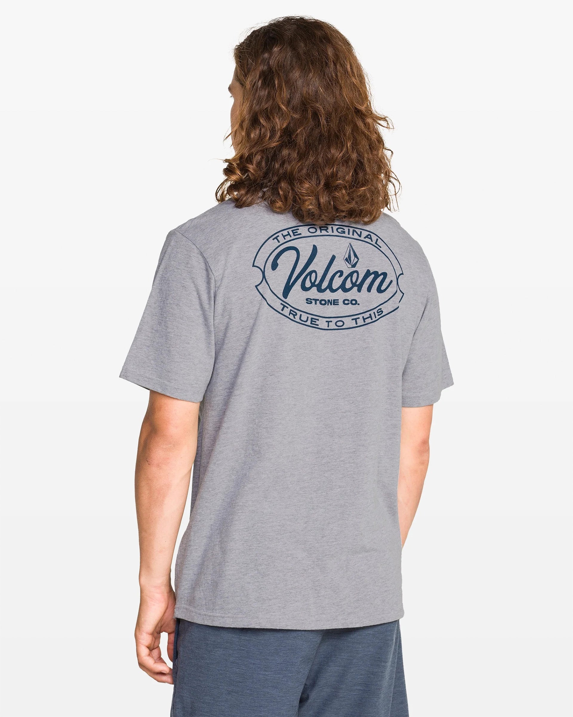 Volcom Garaged Short Sleeve T-Shirt - Heather Grey