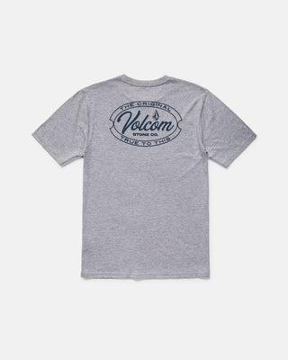 Volcom Garaged Short Sleeve T-Shirt - Heather Grey