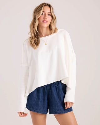 Volcom Women's Gnarly Sweatshirt - Star White