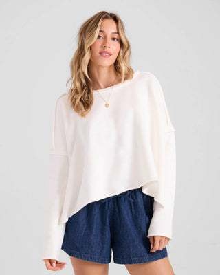 Volcom Women's Gnarly Sweatshirt - Star White
