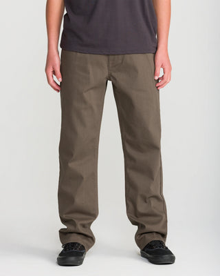 Volcom Kinkade Slub Pants - Major Brown
