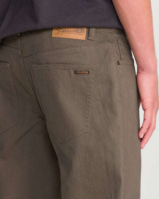 Volcom Kinkade Slub Pants - Major Brown