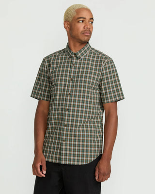 Volcom Morphew Short Sleeve Shirt - Light Olive