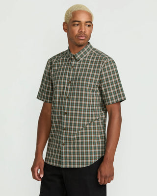 Volcom Morphew Short Sleeve Shirt - Light Olive