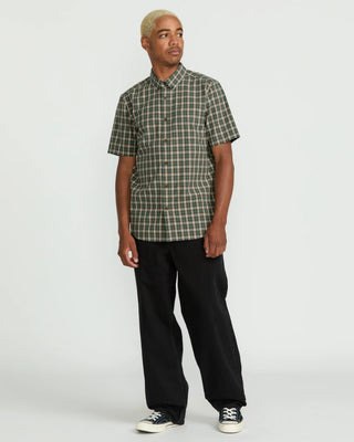 Volcom Morphew Short Sleeve Shirt - Light Olive