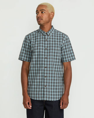 Volcom Morphew Short Sleeve Shirt - Used Blue