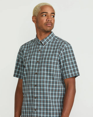 Volcom Morphew Short Sleeve Shirt - Used Blue