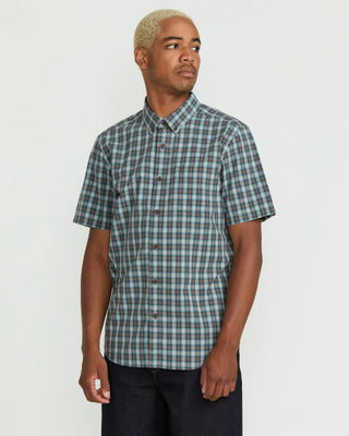 Volcom Morphew Short Sleeve Shirt - Used Blue
