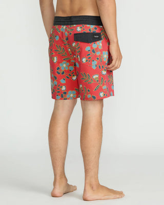 Volcom Psyche Cotton Stoney 17" Trunks - Chili Red