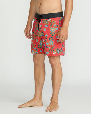 Volcom Psyche Cotton Stoney 17" Trunks - Chili Red
