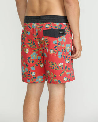 Volcom Psyche Cotton Stoney 17" Trunks - Chili Red