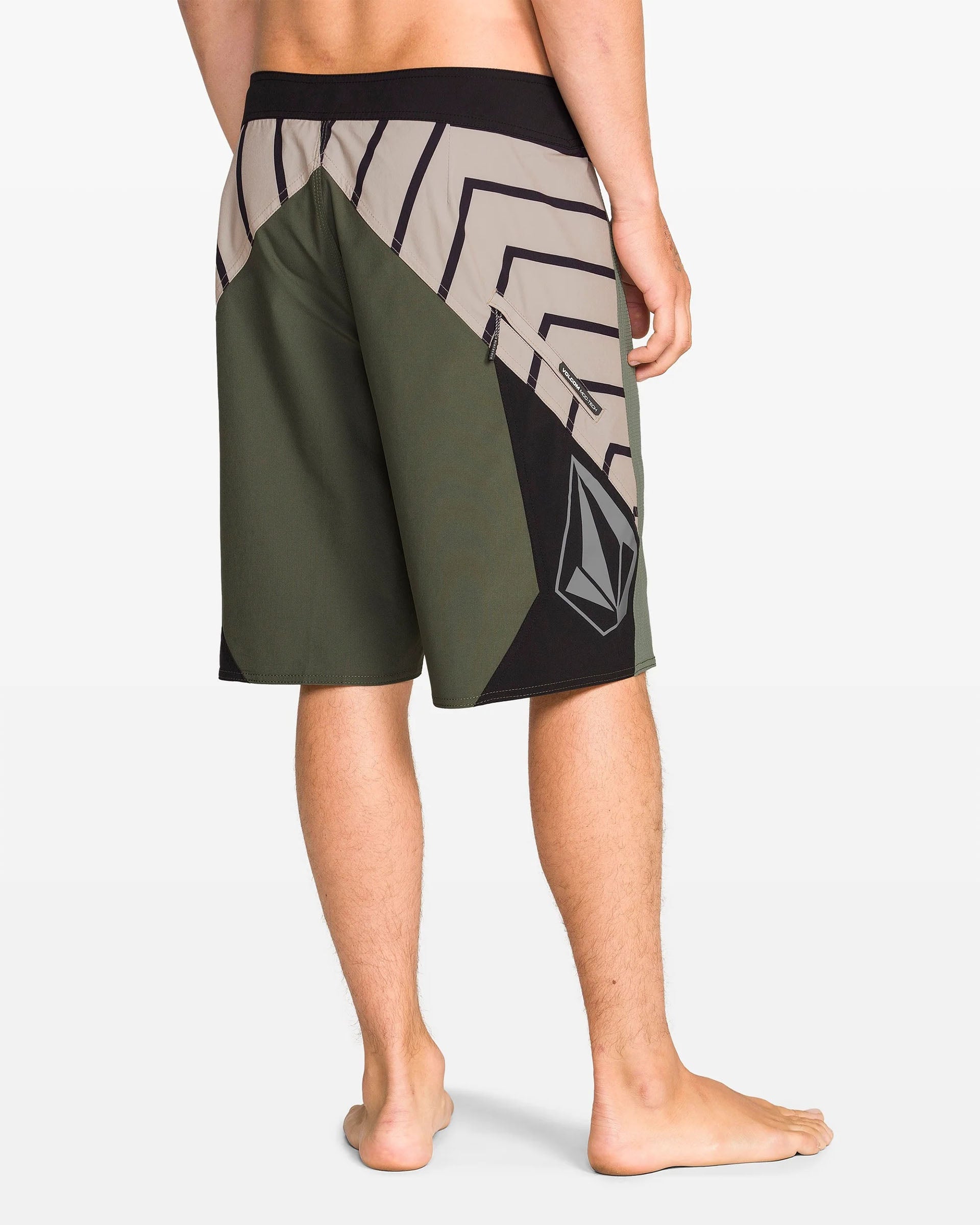 Volcom Ripper Mod Boardshorts - Brown Olive
