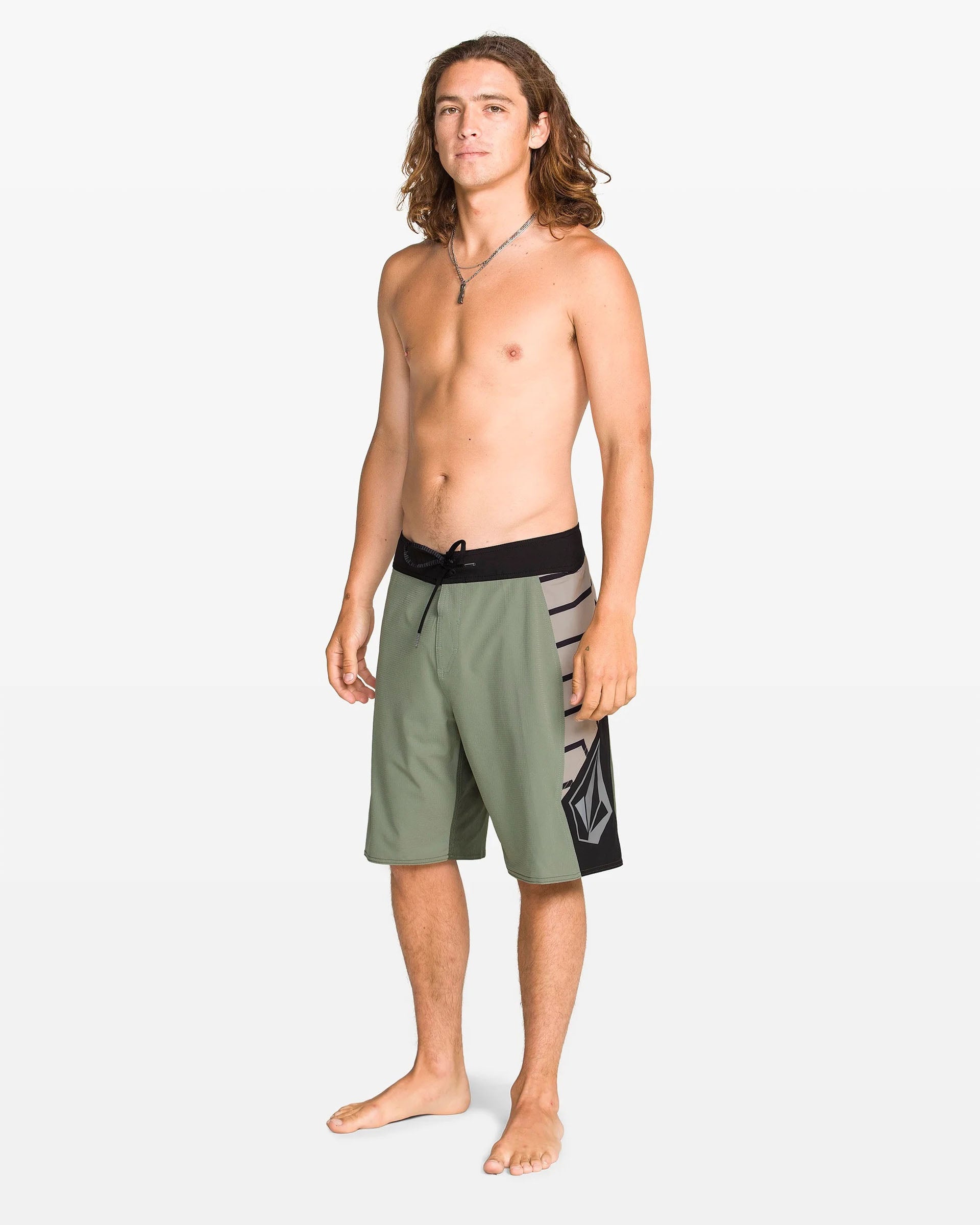 Volcom Ripper Mod Boardshorts - Brown Olive