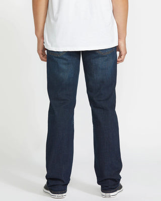 Volcom Solver Denim Pants - New Vintage Blue