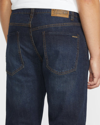 Volcom Solver Denim Pants - New Vintage Blue