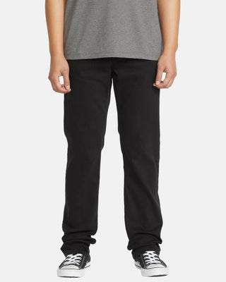 Volcom Solver Denim Pants - Black Out