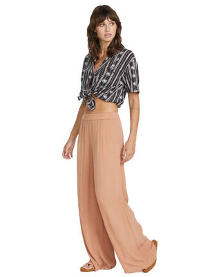 Volcom Women's Stoneshine Junki Pants - Sand