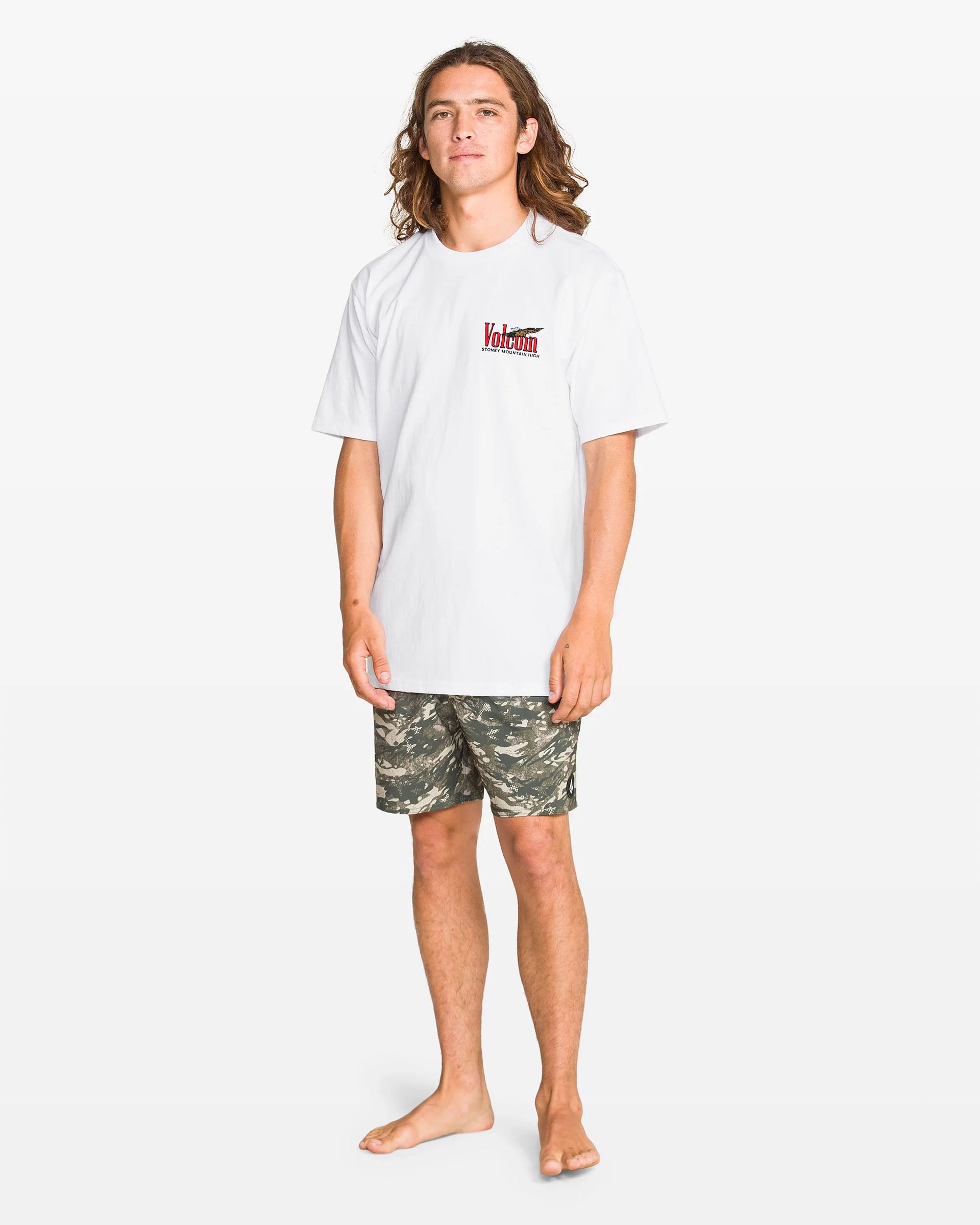 Volcom Stoney Mountain Short Sleeve T-Shirt - White