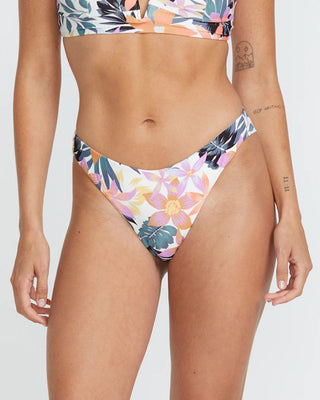 Volcom Women's Tropicabana Cheekini Bikini Bottom - Multi