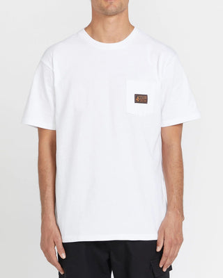 Volcom Workwear Certifico Short Sleeve T-Shirt - White