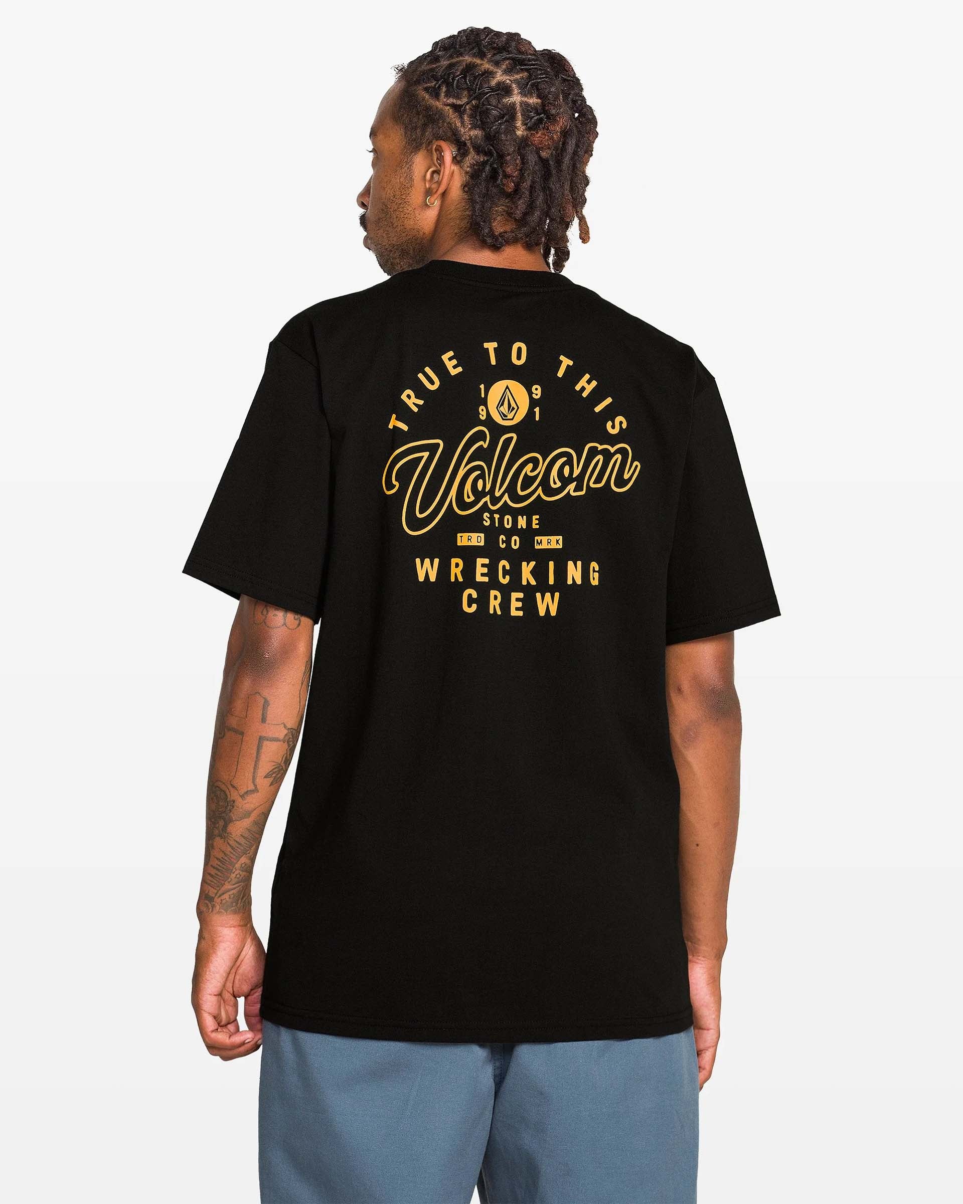Volcom Wrecking Short Sleeve T-Shirt - Black