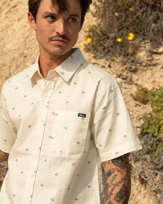 Alton Men's Ventana S/S Woven Shirt - Natural