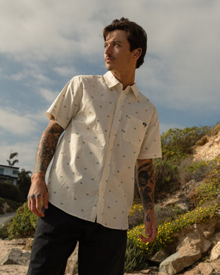 Alton Men's Ventana S/S Woven Shirt - Natural