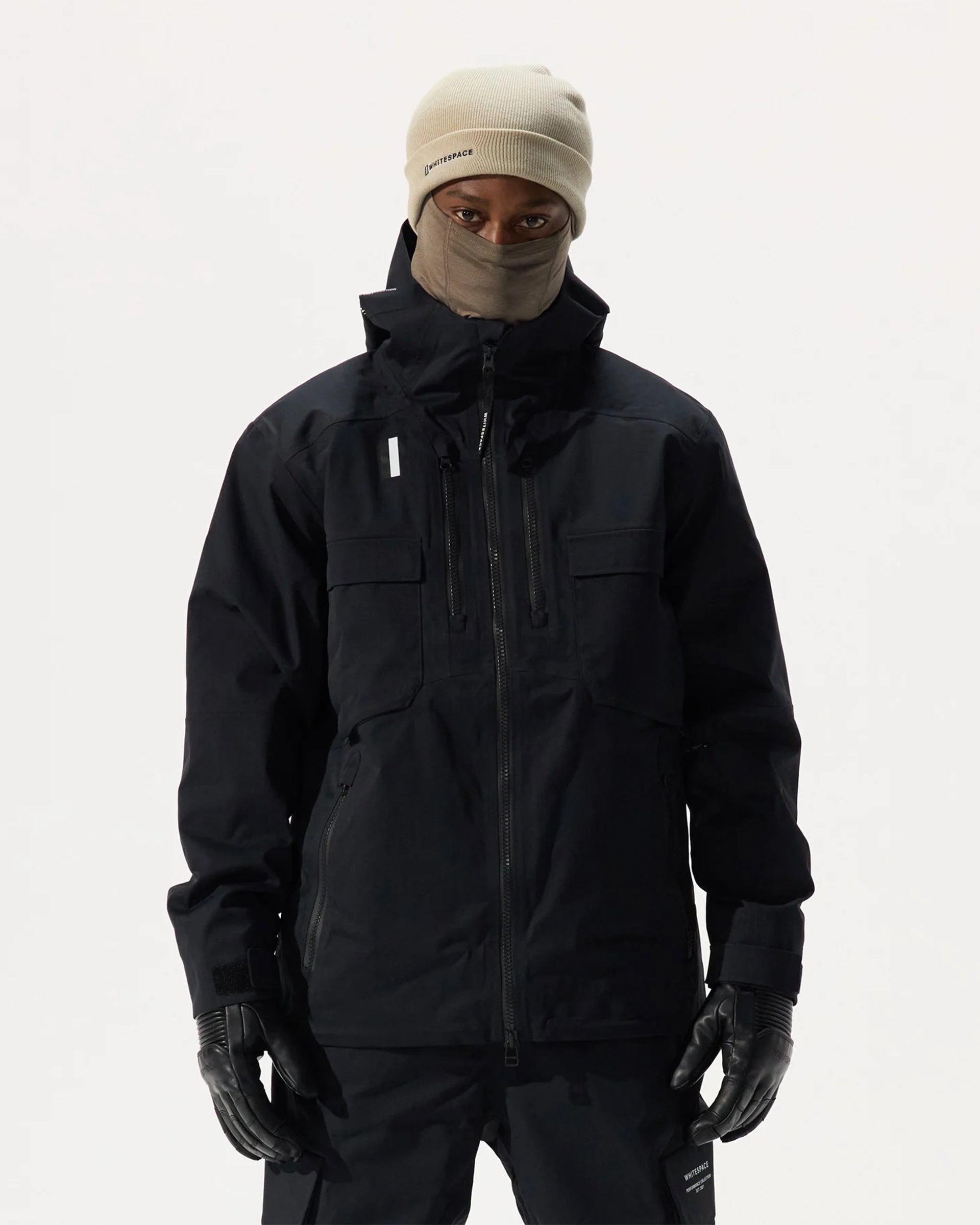 Whitespace 2L Cargo Insulated Jacket - Black
