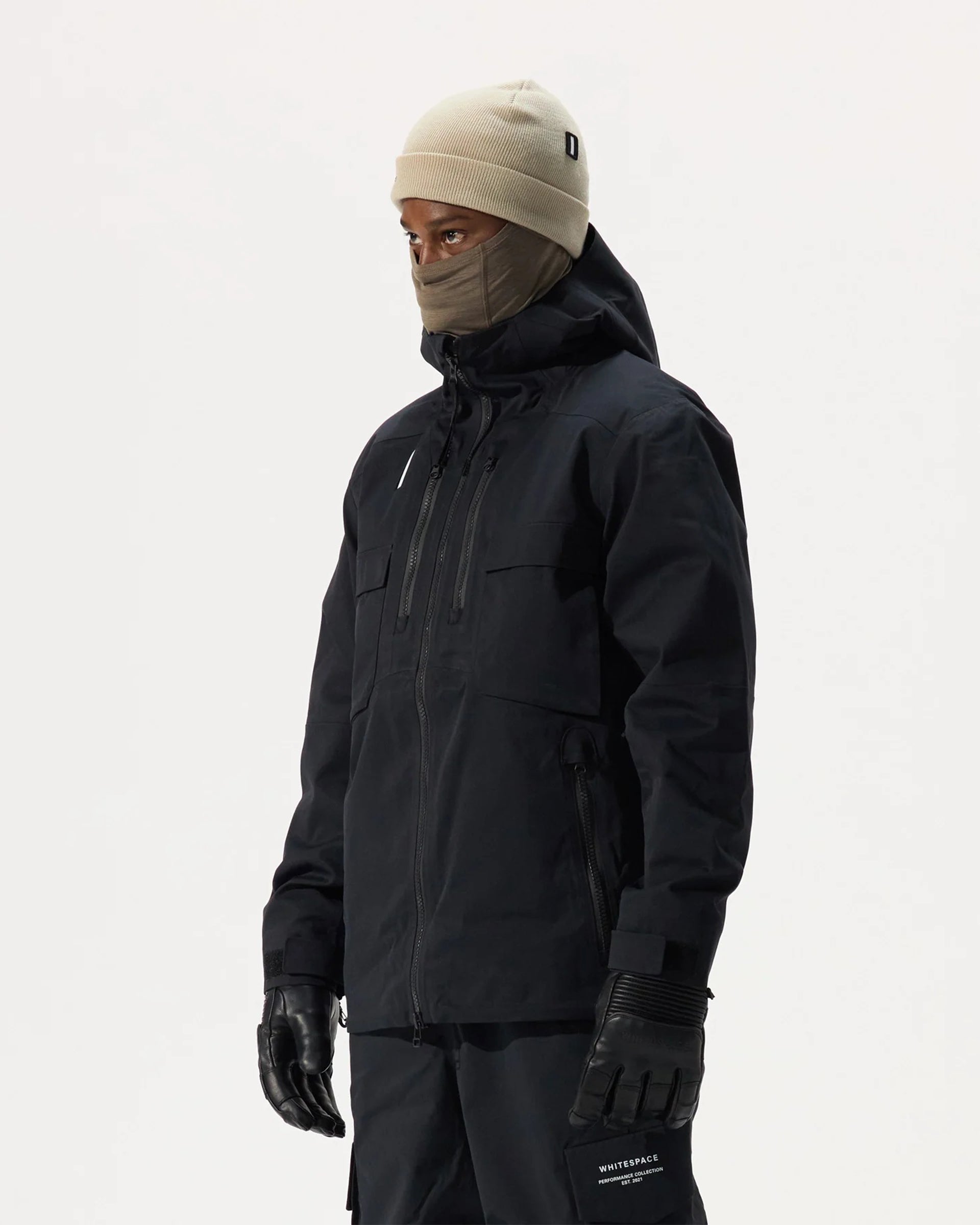 Whitespace 2L Cargo Insulated Jacket - Black