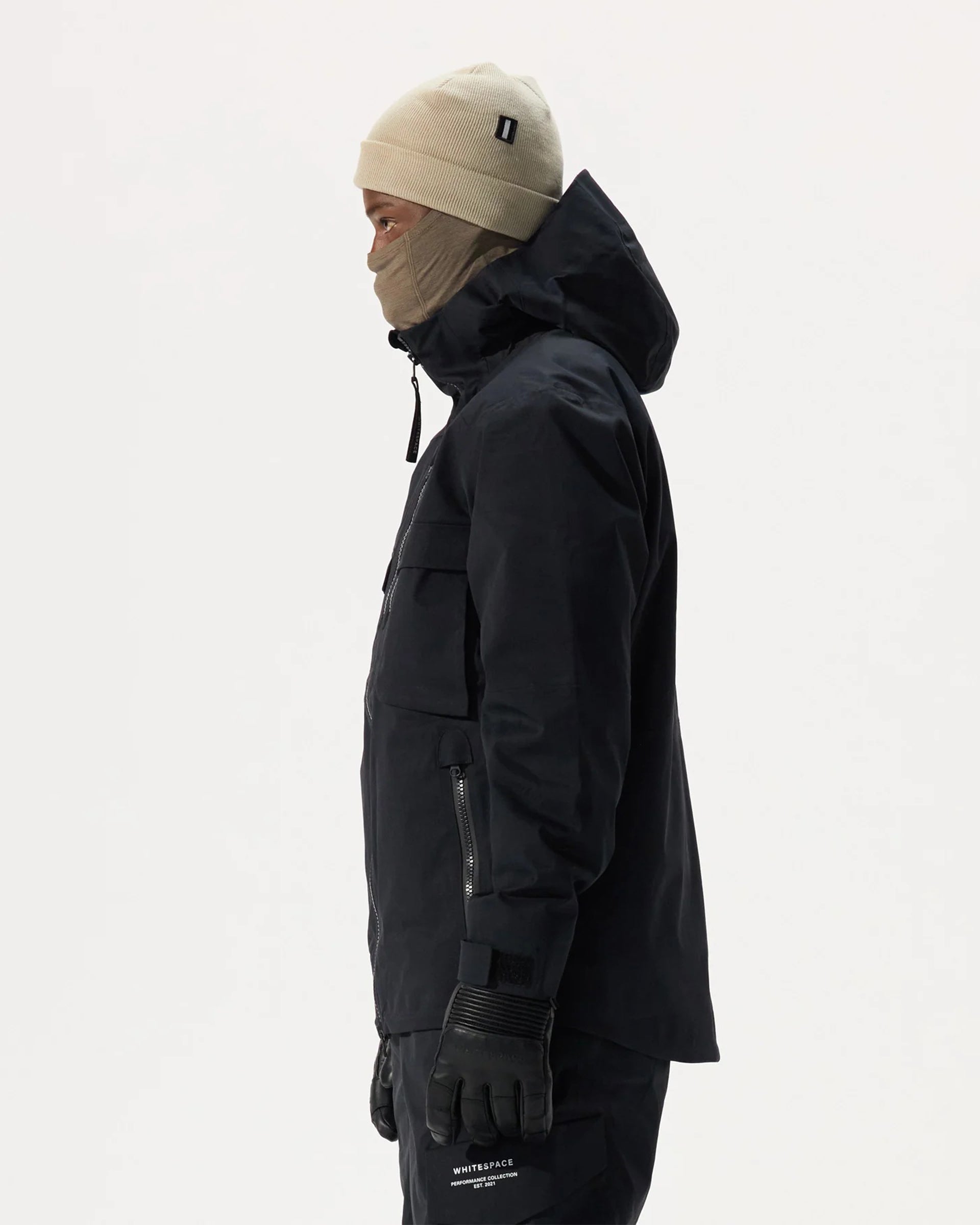 Whitespace 2L Cargo Insulated Jacket - Black