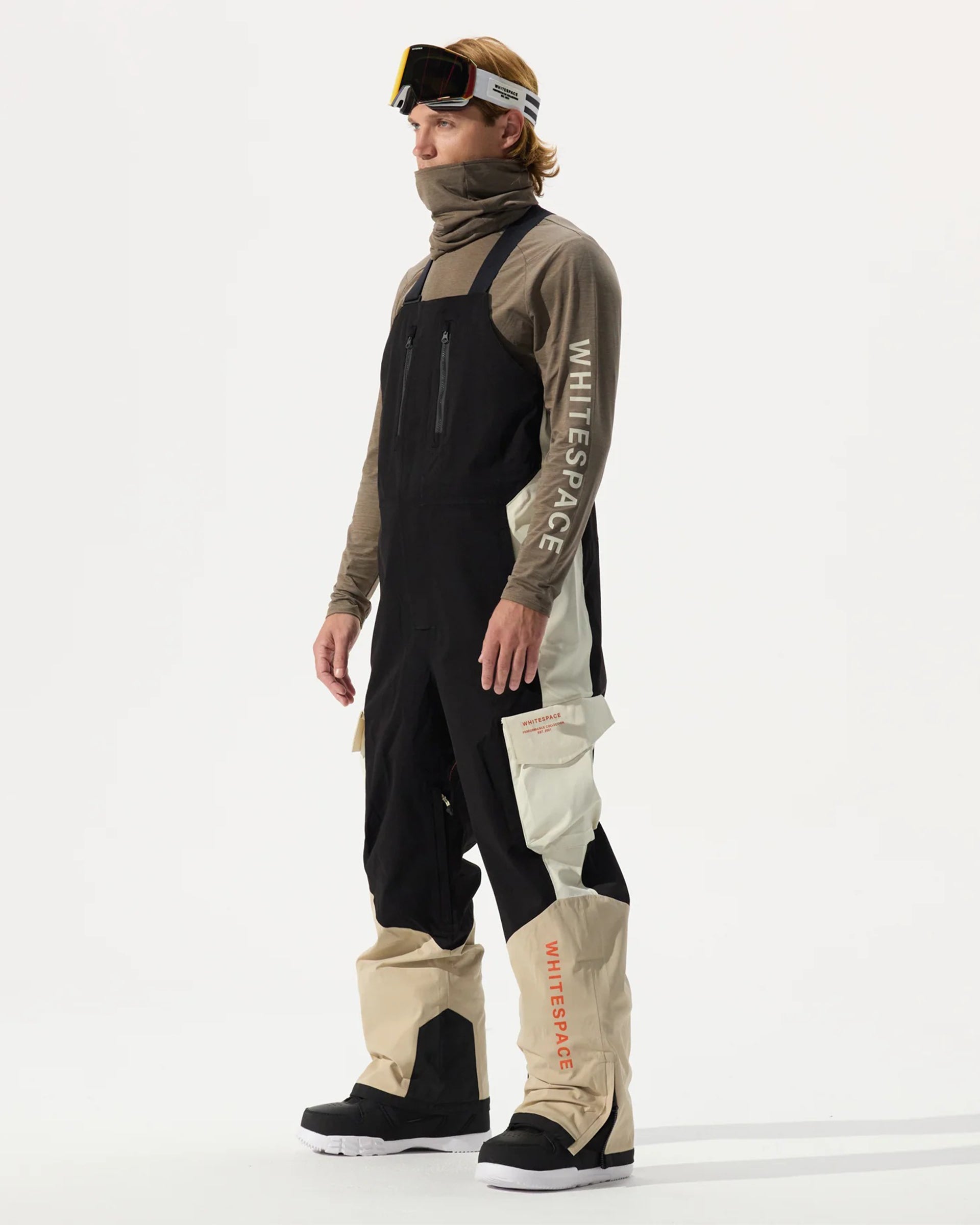 2L Insulated Cargo Bib Pant - Plaza Taupe/Black Onyx/Bone