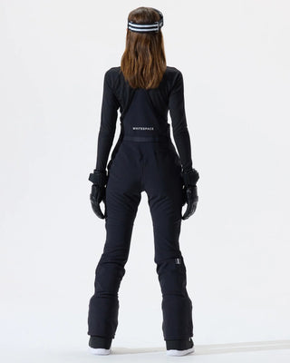 Whitespace Women's High Waisted Riding Bib - Black Onyx