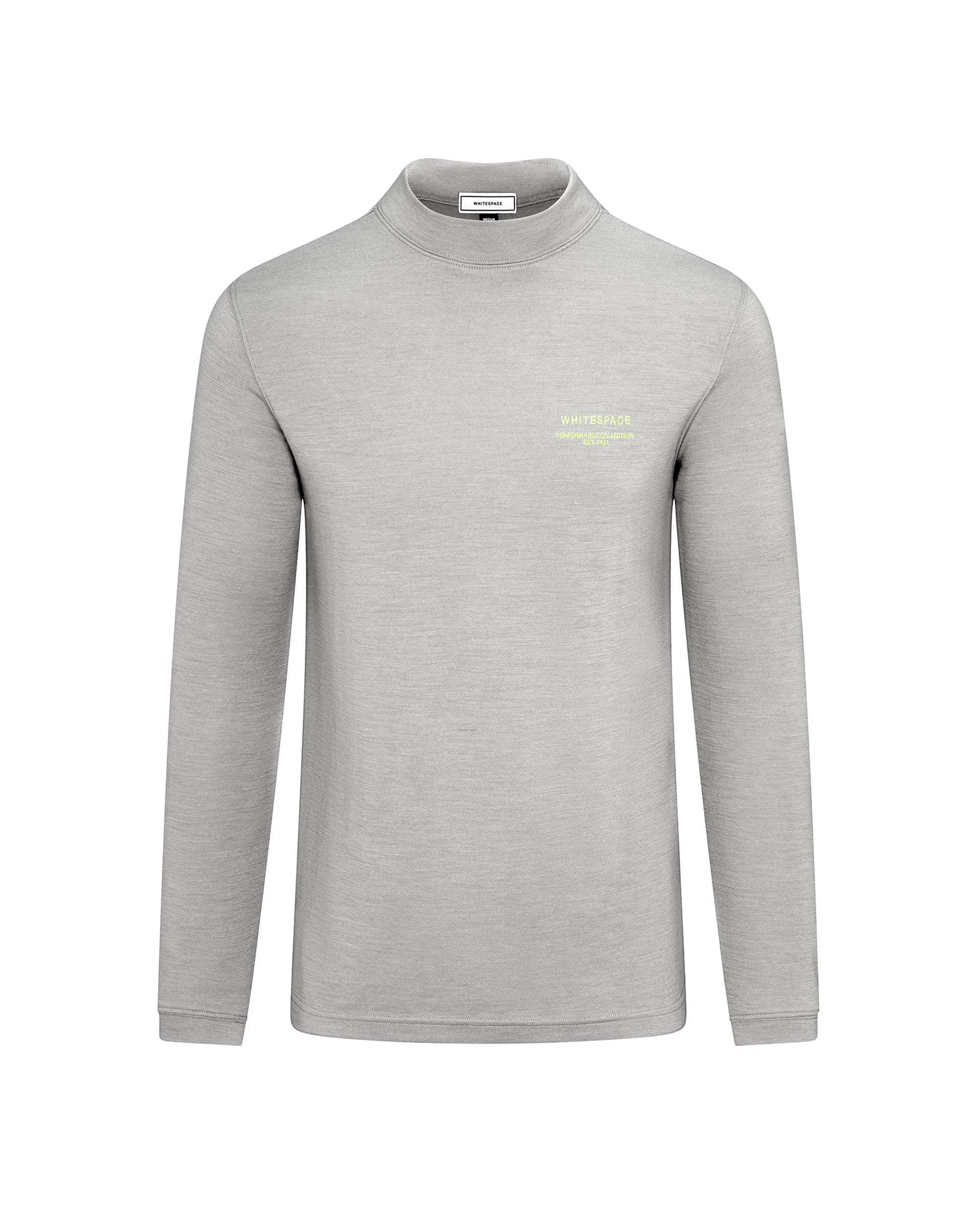 Whitespace Merino Mockneck - Rock Ridge