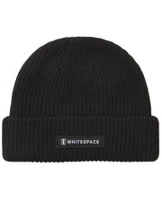 Ribbed Beanie - Black