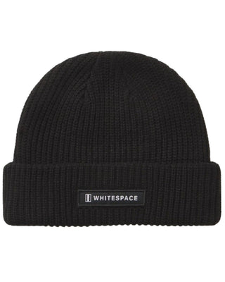 Ribbed Beanie - Black