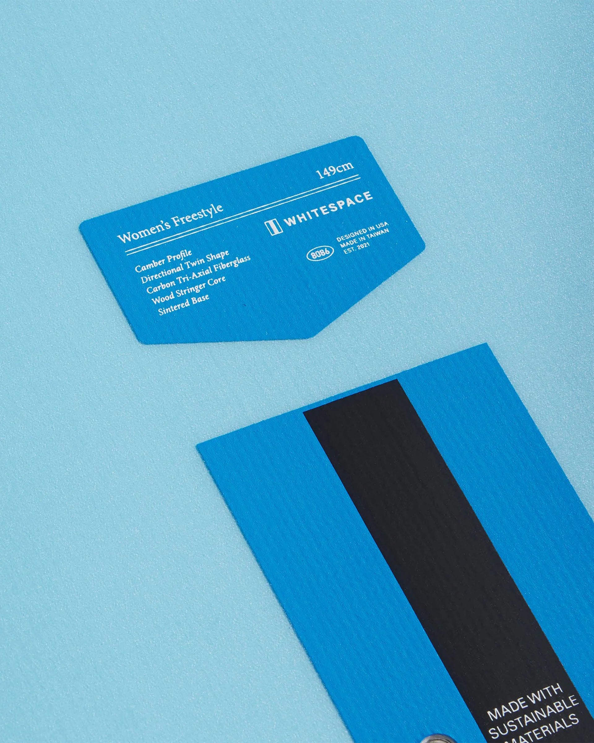 Whitespace Women's Freestyle Snowboard Cyan