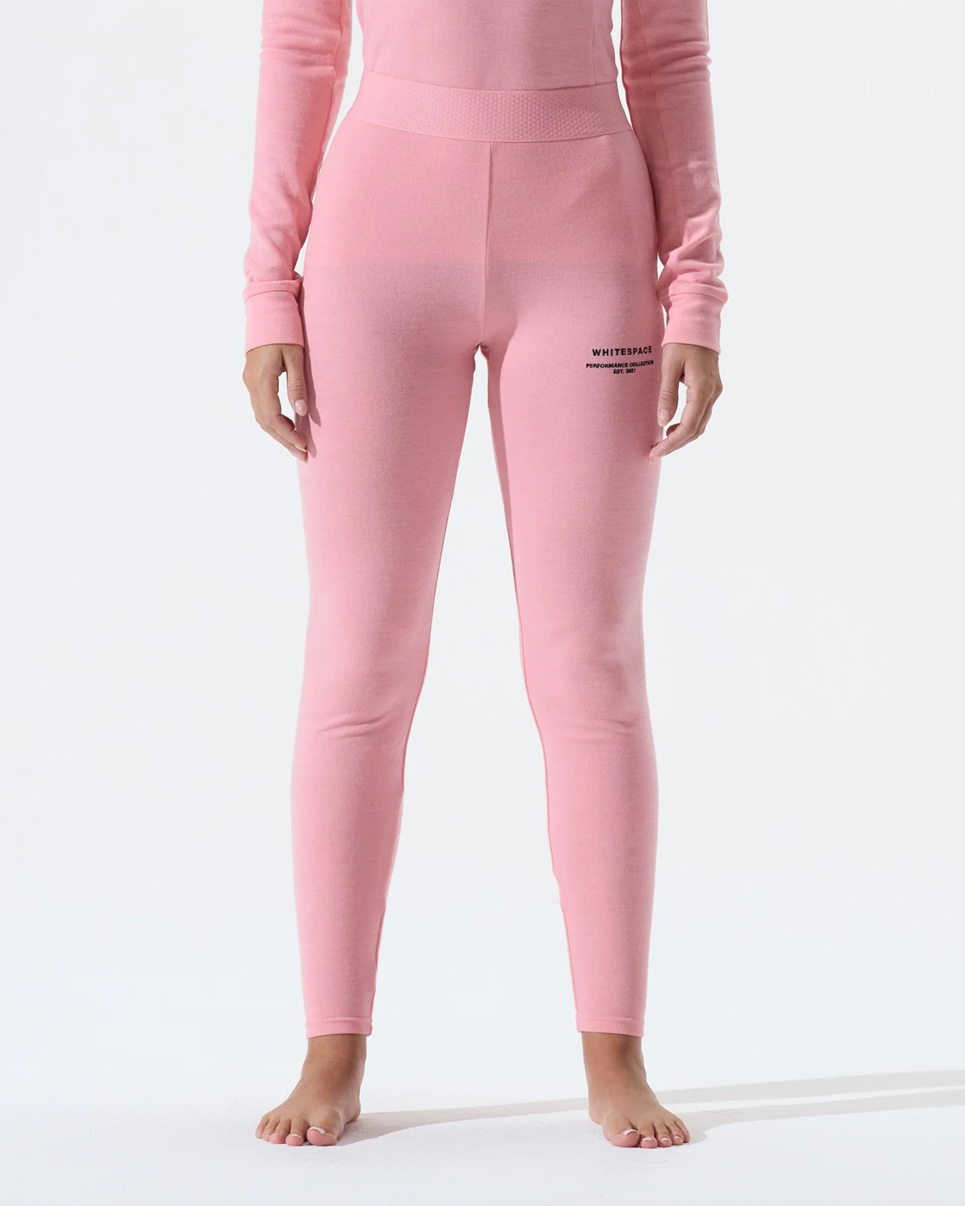 Whitespace Women's Merino Baselayer Bottoms - Pink Icing