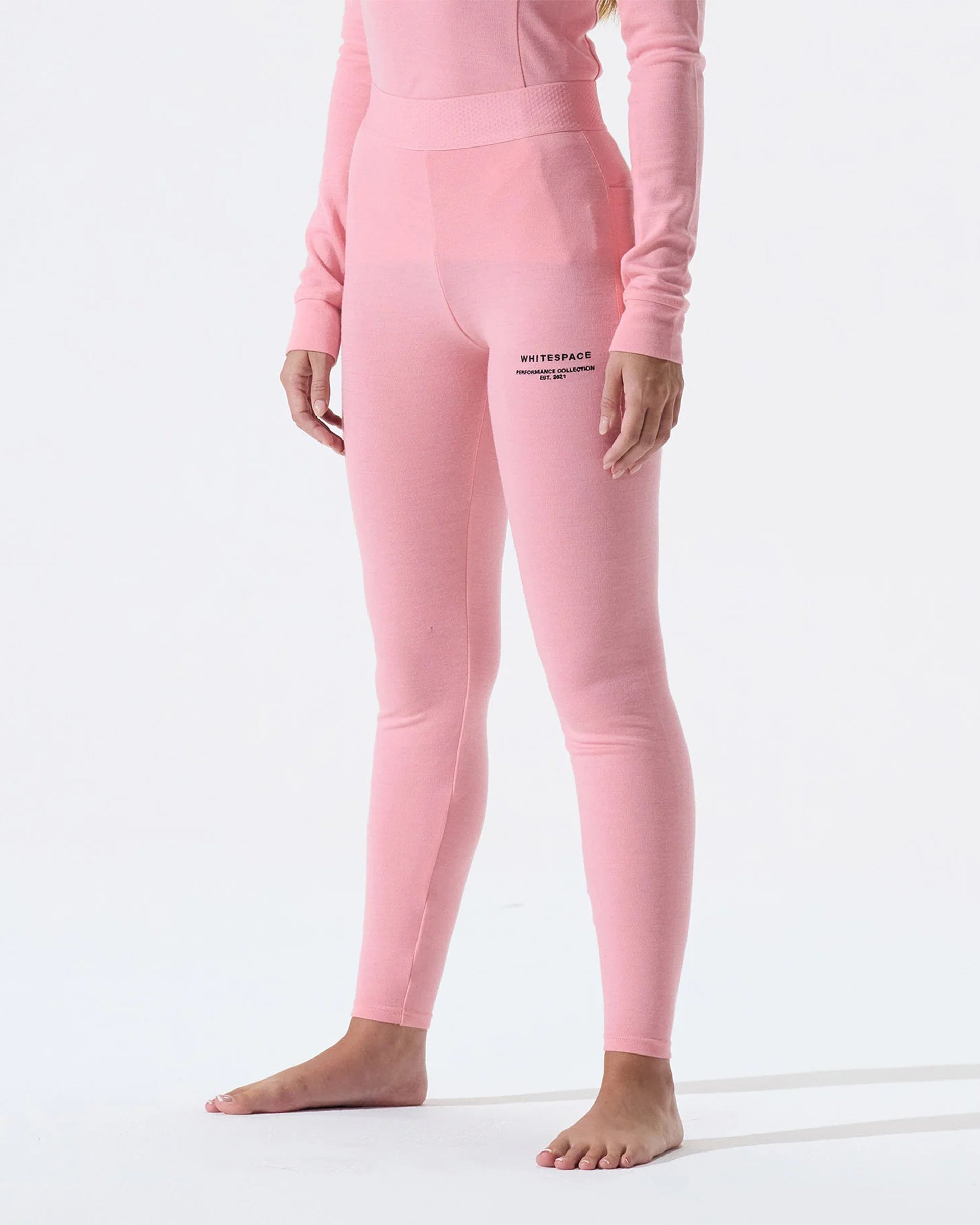 Whitespace Women's Merino Baselayer Bottoms - Pink Icing