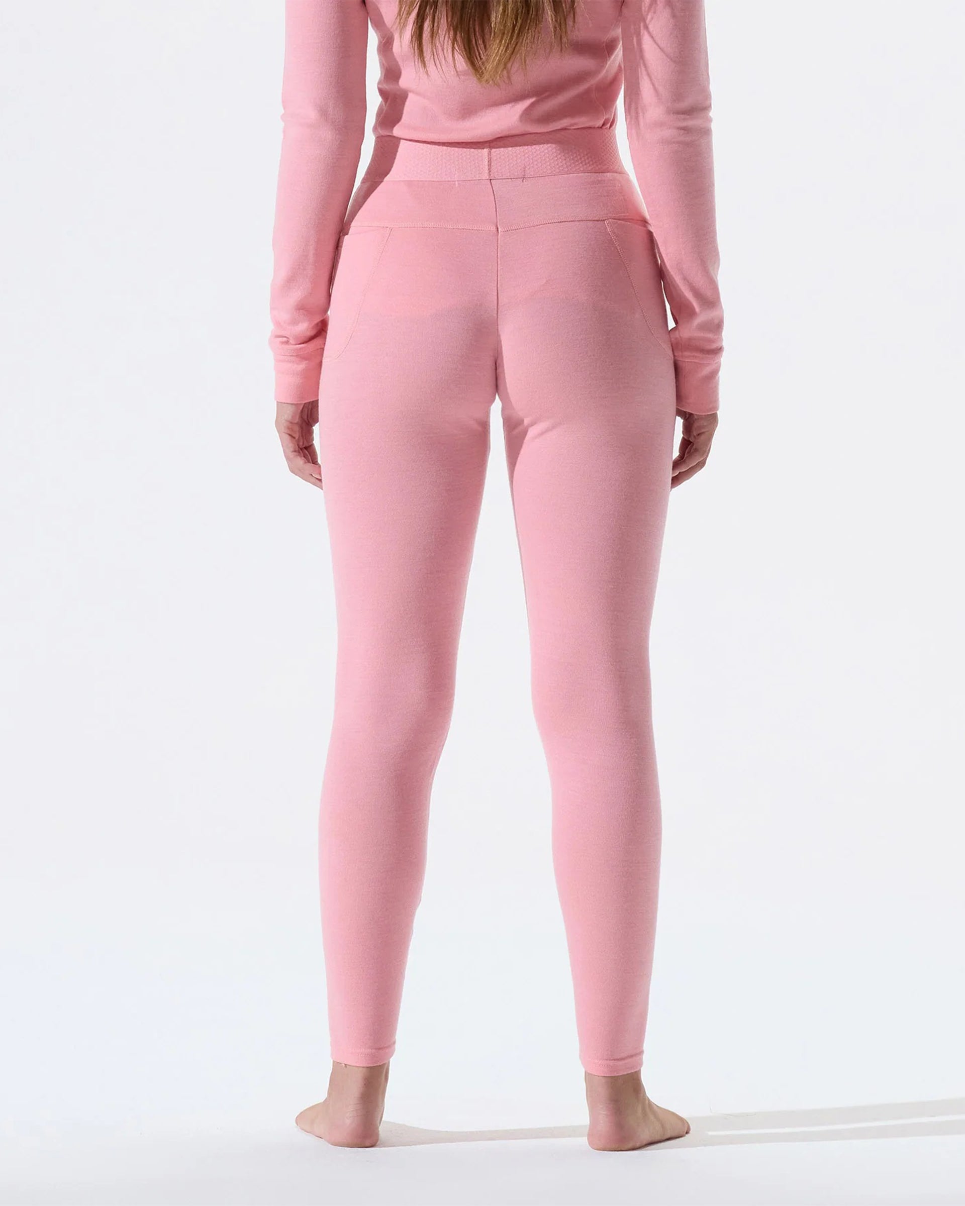 Whitespace Women's Merino Baselayer Bottoms - Pink Icing